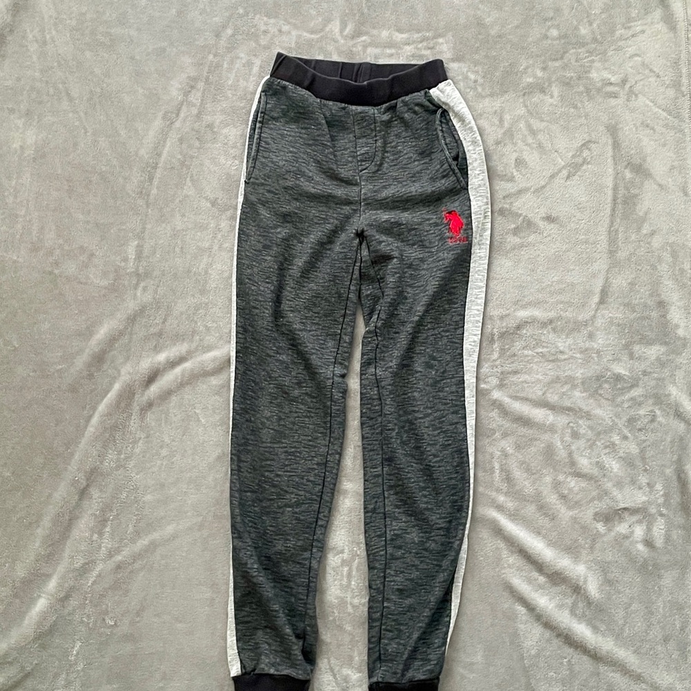 Kids U.S. Polo Assn. Gray Jogger Pants